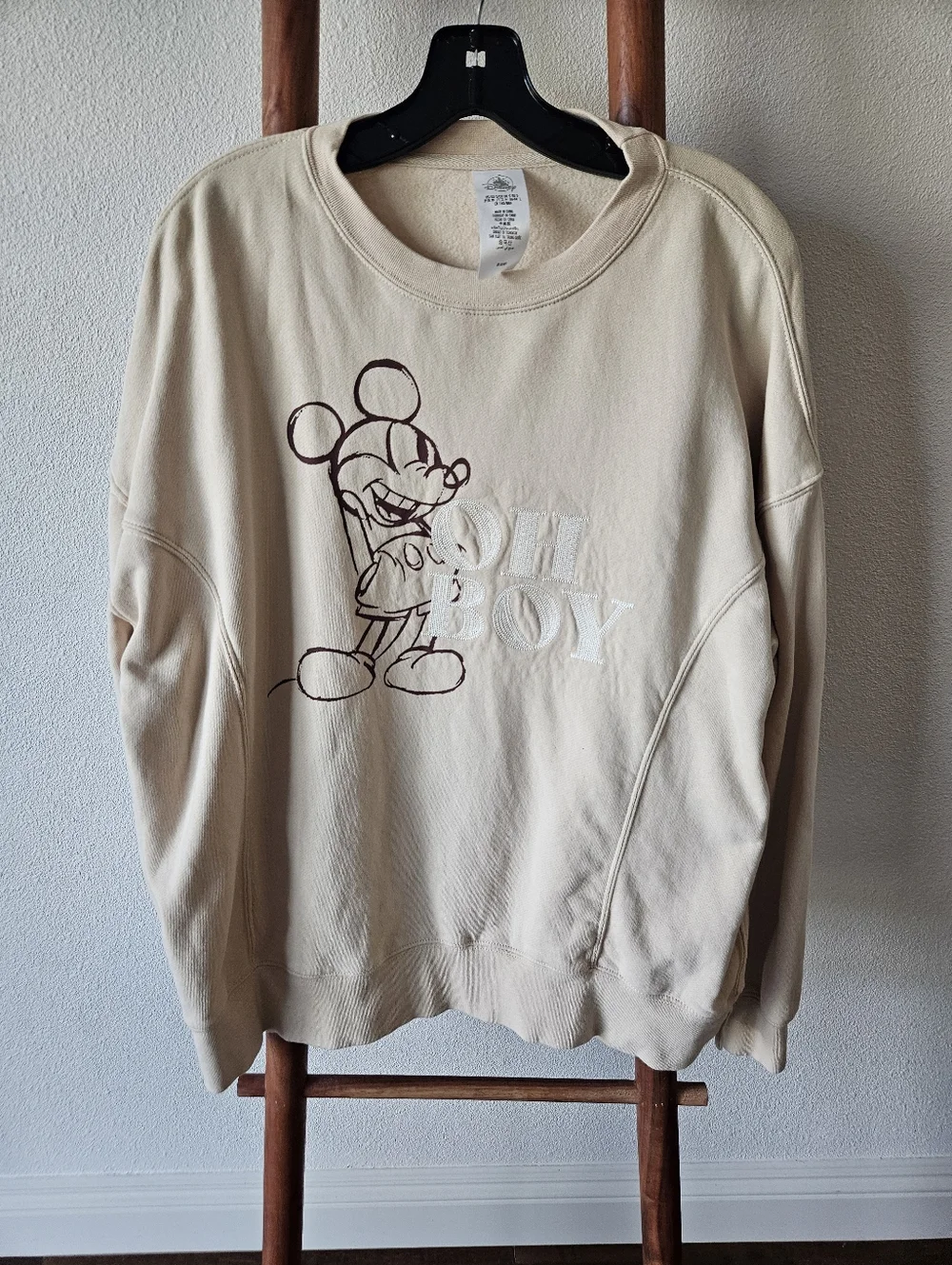 Mickey Mouse ''Oh Boy'' Pullover Sweater - Picture 5 of 12
